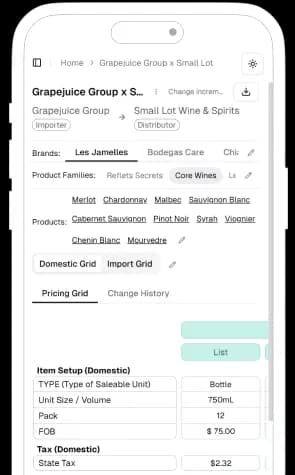 Blendwise interface on multiple devices